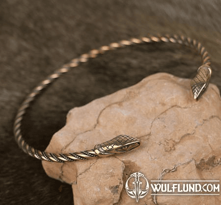 JÖRMUNGANDR, SNAKE, BRONZE TORQUES