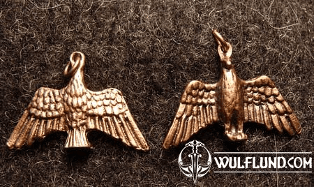 ROMAN EAGLE, PENDANT, PEWTER