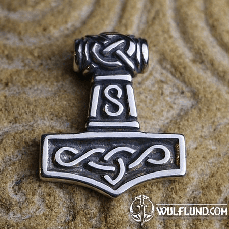 THOR'S HAMMER, SOLID SILVER AG 925 15G
