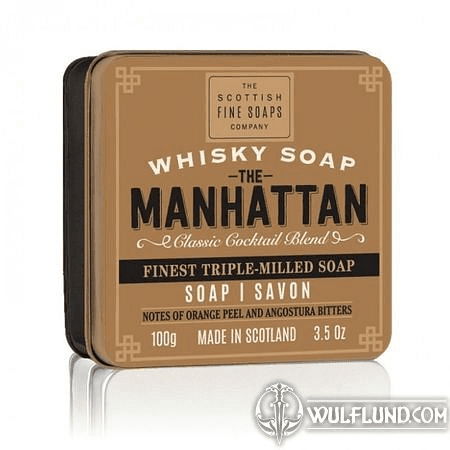 THE MANHATTAN SOAP IN A TIN SCOTTISH SOAP