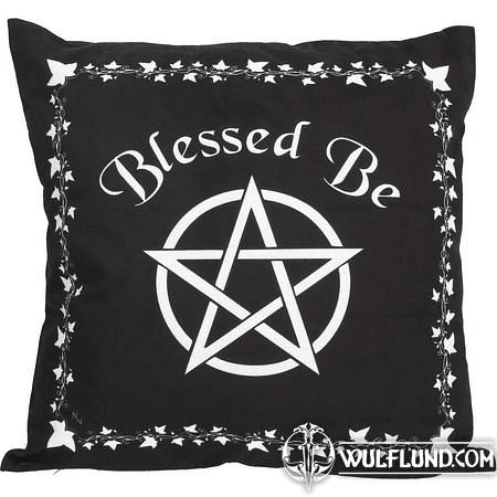 BLESSED BE CUSHION, WICCAN & WITCHCRAFT