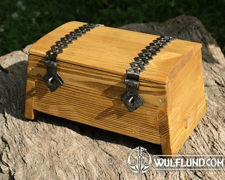 MEDIEVAL WOODEN CHEST - DANTE, SMALL