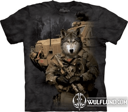 JTAC LONEWOLF - MILITARY WOLF T-SHIRT THE MOUNTAIN