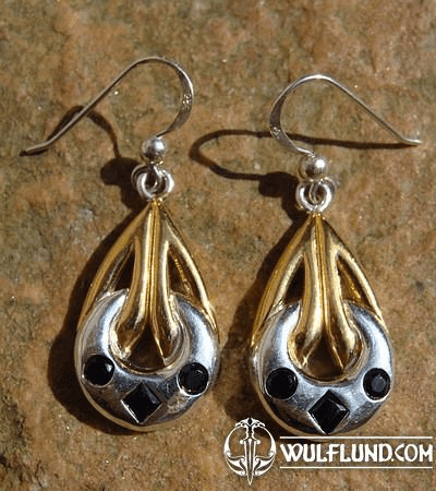 THE ORBIT, SILVER EARRINGS, AG 925