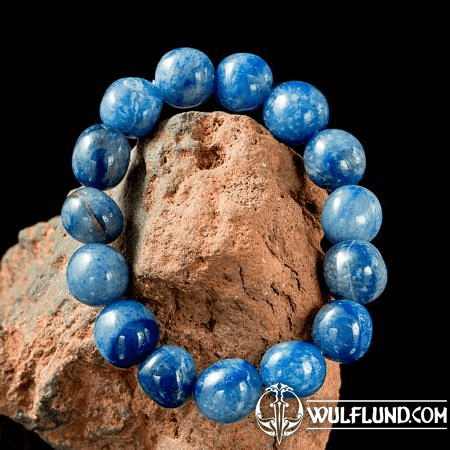 QUARTZ - CRYSTAL, BLUE, BRACELET