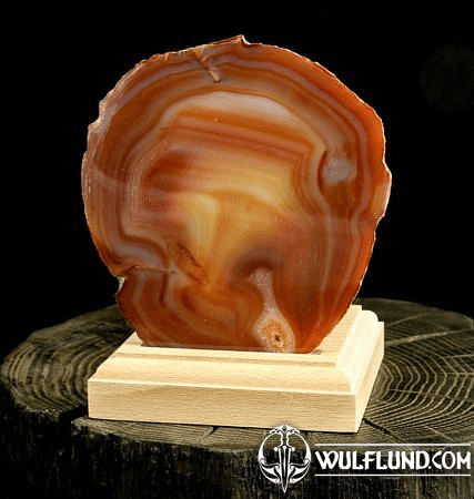 AGATE, CANDLEHOLDER FOR A TEA CANDLE