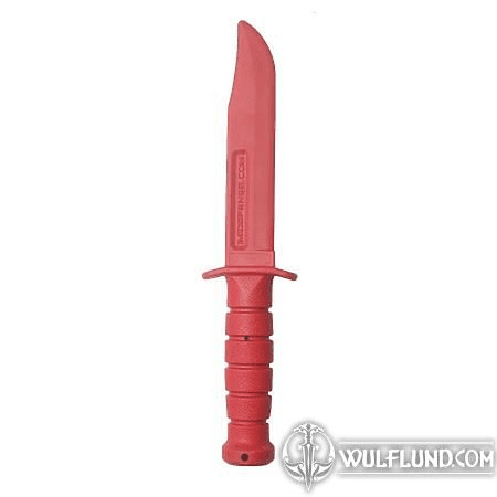 RUBBERIZED TRAINING KNIFE, RED