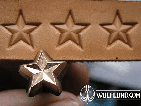 STAR, LEATHER STAMP