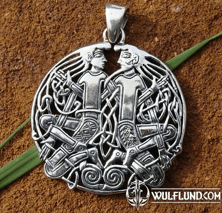 LOVERS, SILVER CELTIC TALISMAN