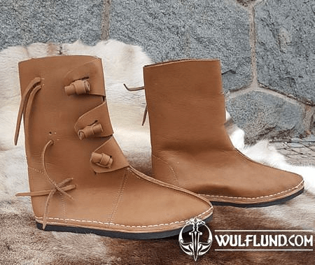 GEIR, HISTORISCHE LEDERSCHUHE - WIKINGER