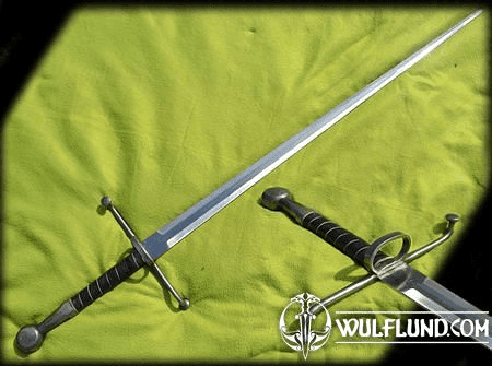 LONG HAND AND A HALF SWORD WITH A RING GUARD