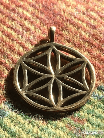 SMALL SVARGA, BRONZE OLD SLAVIC TALISMAN