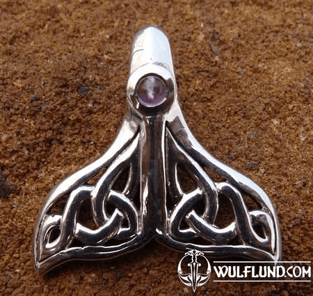 FLIPPER, SILVER PENDANT