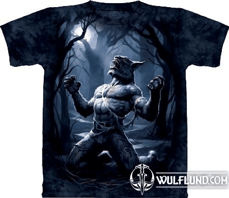 TRANSFORMATION, WEREWOLF, THE MOUNTAIN, T-SHIRT