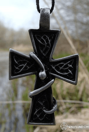 CROSS WITH THE SNAKE, PENDANT
