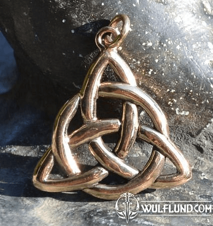 CELTIC BRONZE TRIQUETRA, PENDANT