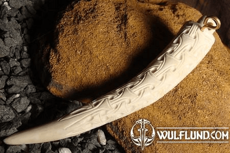 EXCLUSIVE HAND CARVED NEEDLE CASE, DEER ANTLER