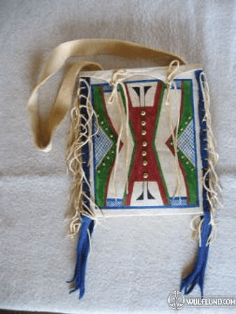 INDIAN DEERSKIN RAWHIDE BAG