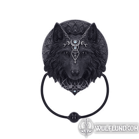 WOLF MOON DOOR KNOCKER 20.5CM