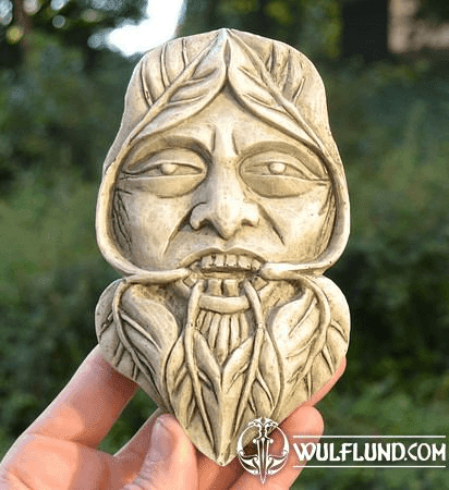 GREENMAN, NATURE SPIRIT WALL PLAQUE