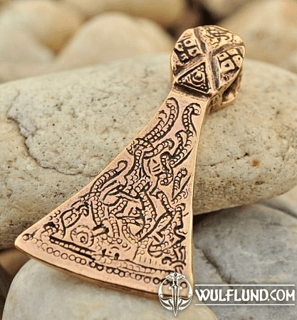 VIKING AXE MAMMEN, BRONZE PENDANT