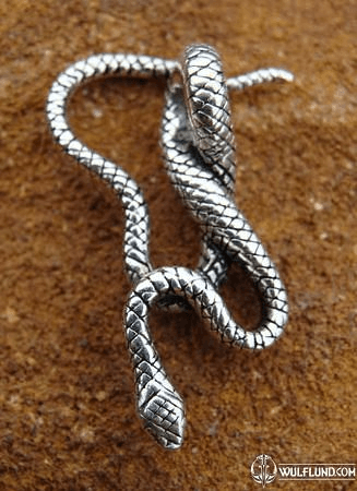 THE SNAKE, SILVER PENDANT, AG 925