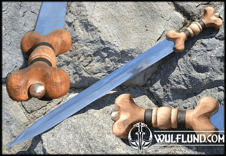 CELTIC SWORD, LA TENE, REPLICA OF THE SWORD FROM THE IRON AGE