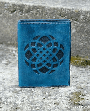 LEATHER NOTEPAD COVER WITH MANDALA