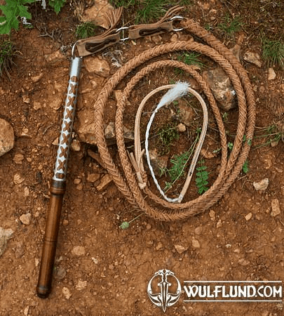 SLOVAKIAN WHIP, DECORATED BY TIN