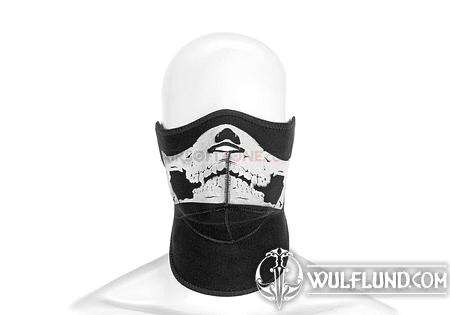 NEOPRENE FACE PROTECTOR, SKULL