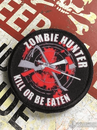 ZOMBIE HUNTER, VELCRO PATCH