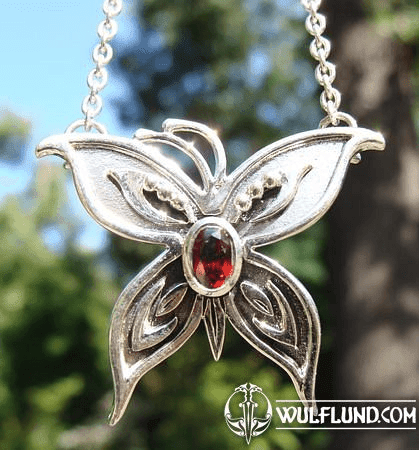 SILVER BUTTERFLY NECKLACE, AG 925