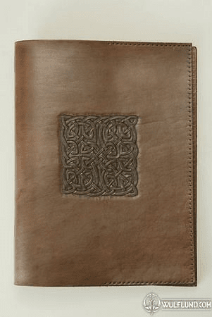 LEATHER CASE FOR BOOKS - BROWN LEATHER