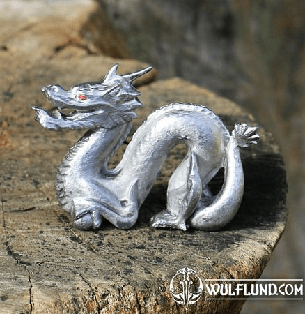 CHINESE DRAGON, TIN FIGURINE