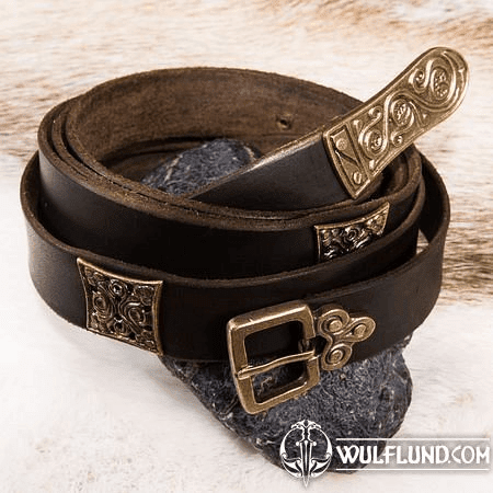 SLAVONIA, Moravia Magna, leather belt - wulflund.com
