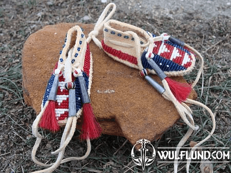 BEADED INDIAN MOCCASINS - TALISMAN FOR LUCKY JOURNEYS