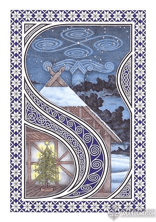 YULE, WINTER SOLSTICE, PAGAN POSTER