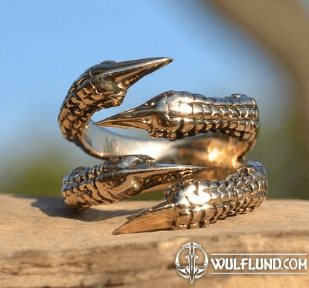 DINOSAUR RING, BRONZE