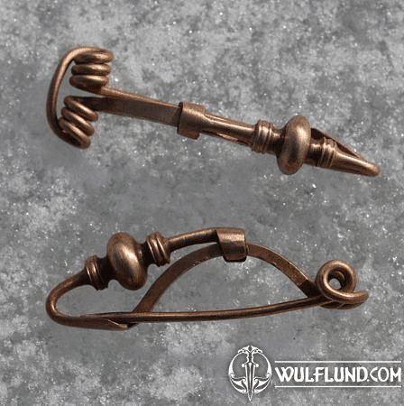 KELTISCHE BROSCHE, FIBULA, LA TENE, BRONZE XXII