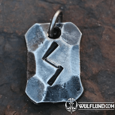 SOWULO, FORGED RUNE PENDANT