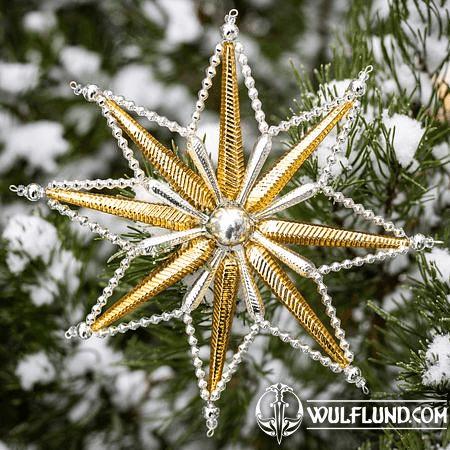 GOLDEN STAR OF MOUNTAINS, YULE DECORATION