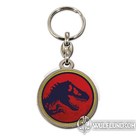 JURASSIC PARK METAL KEYCHAIN LOGO 7 CM