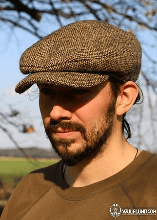 DAITHI CAP TWEED, BRAUN, IRLAND