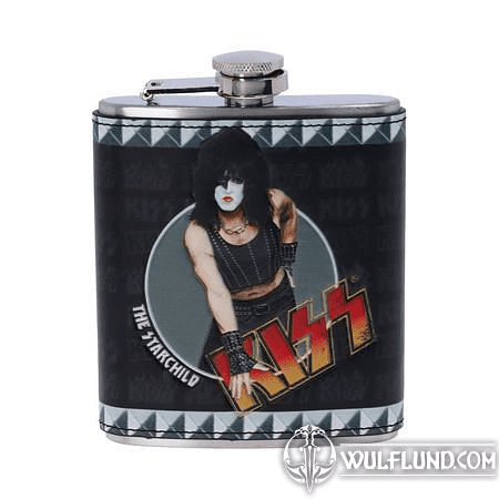 OFFICIALLY LICENSED KISS THE STARCHILD HIP FLASK