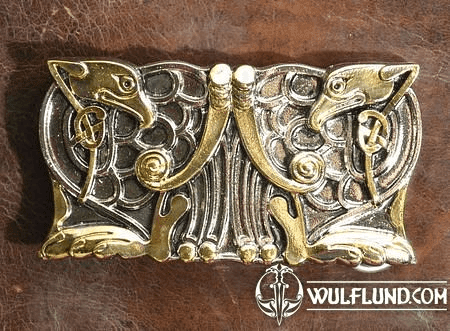 CELTIC HERONS, LUXURY BELT BUCKLE