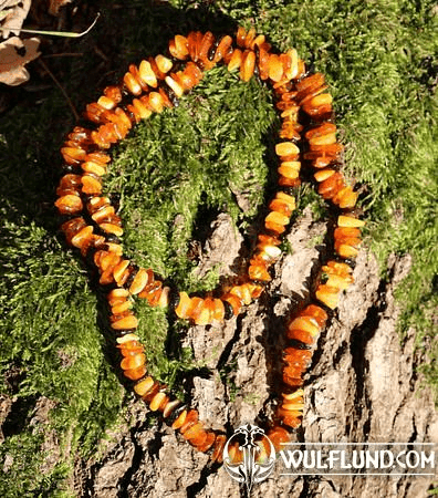 AMBER NECKLACE 40 CM