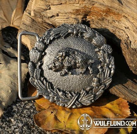 WILD BOAR, BELT BUCKLE