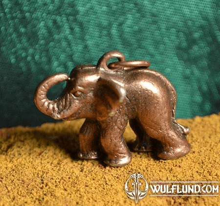 ELEPHANT, PEWTER PENDANT