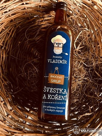 ŠVESTKA A KOŘENÍ, JIHOČESKÝ SIRUP, 0.7 L