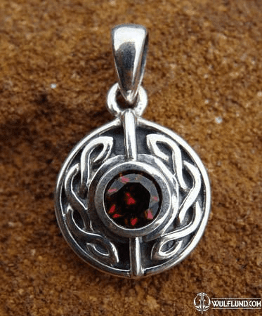 SILVER CELTIC TALISMANS WITH KNOTS AND GEMS